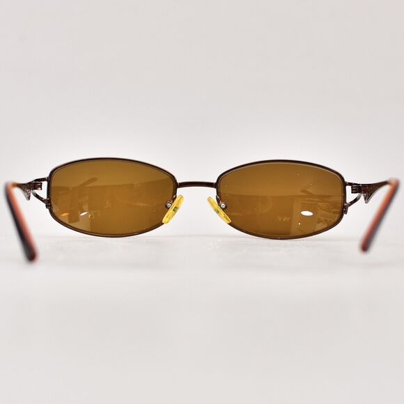 HEARTLAND MALLORY EYEGLASSES BROWN 52-17-135 STAINED GLASS FRAMES ONLY - Picture 4 of 4